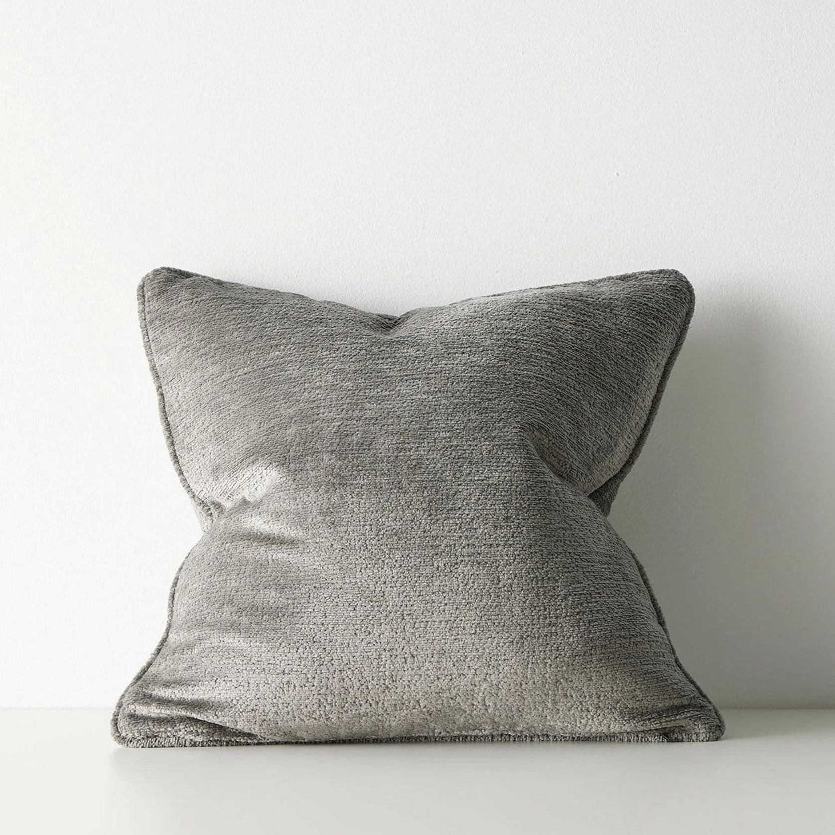 Weave Home Tempo Cushion - Steel | 50 x 50cm gallery detail image