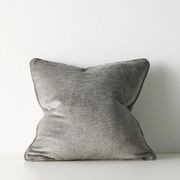 Weave Home Tempo Cushion - Steel | 50 x 50cm gallery detail image