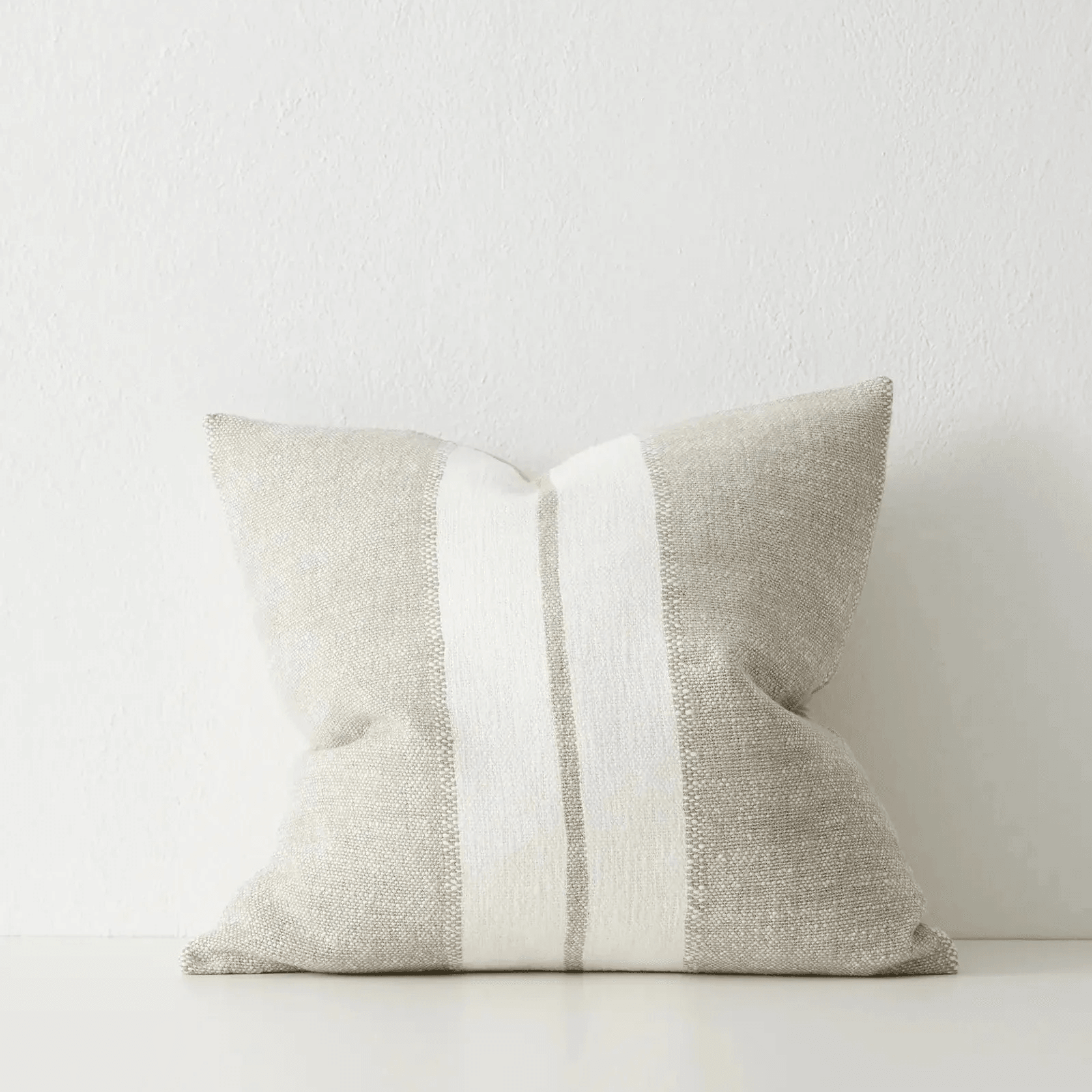 Weave Home Ottavio Cushion - Laurel | Textured Stripe gallery detail image