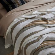 Weave Home European Linen Franco Throw - Amber gallery detail image