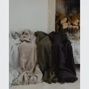 Weave Home Nevis Throw Blanket - Blackberry | NZ Lambswool gallery detail image