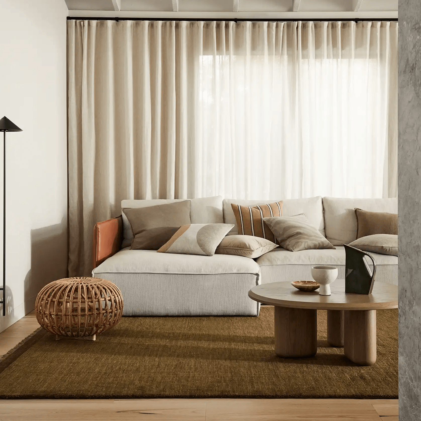 Weave Home Domenica Cushion - Sage | 50 x 50cm gallery detail image