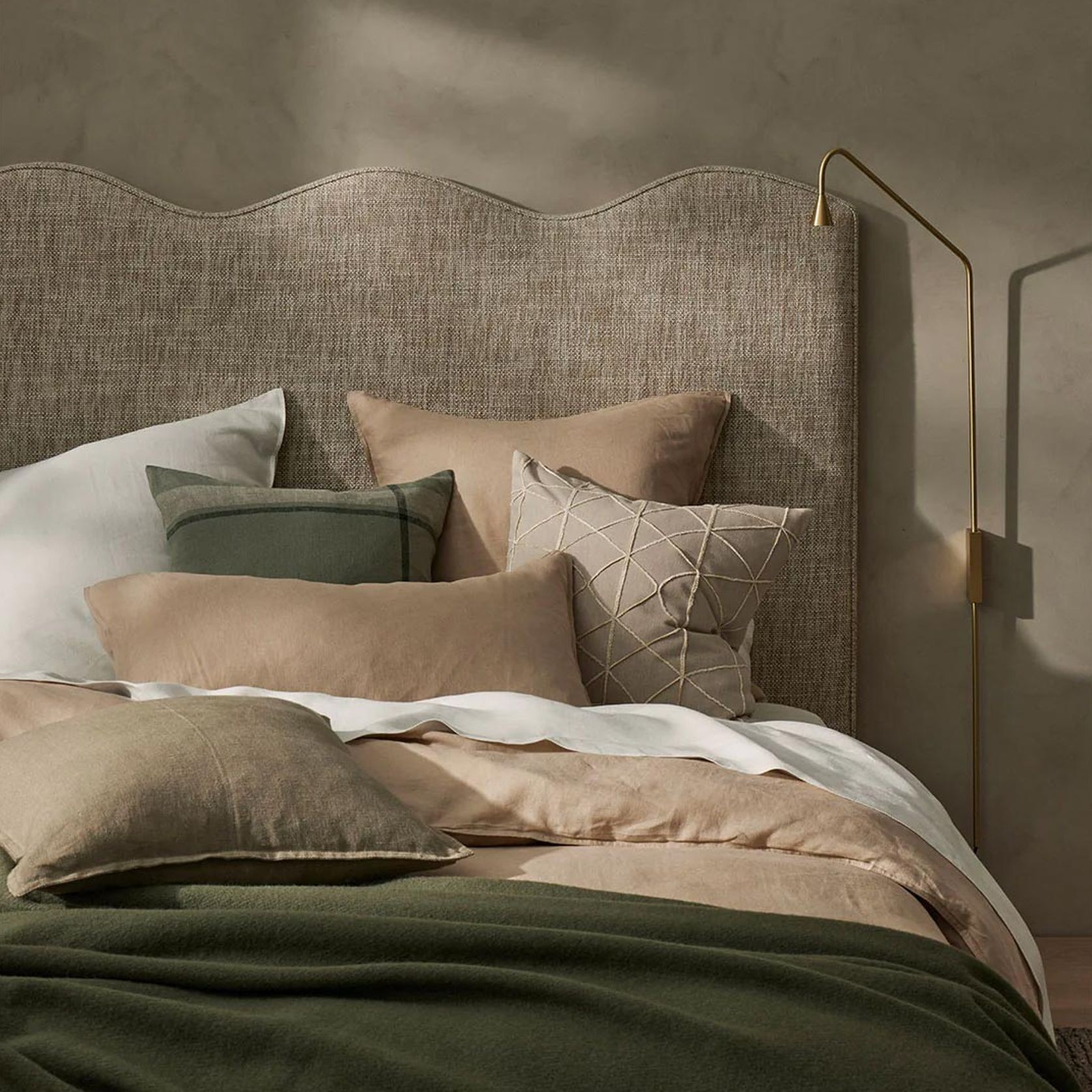 Weave Home Dante Cushion - Spruce | 50 x 50cm gallery detail image