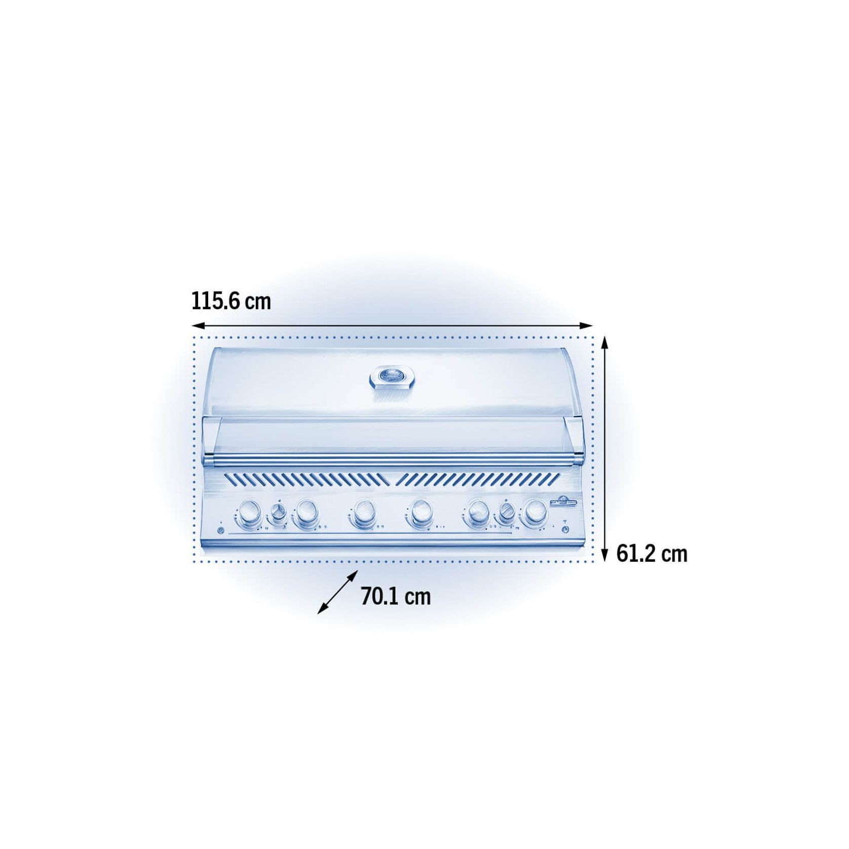 Built In 700 S 44" w/ IR Rear Bttm Brnr gallery detail image