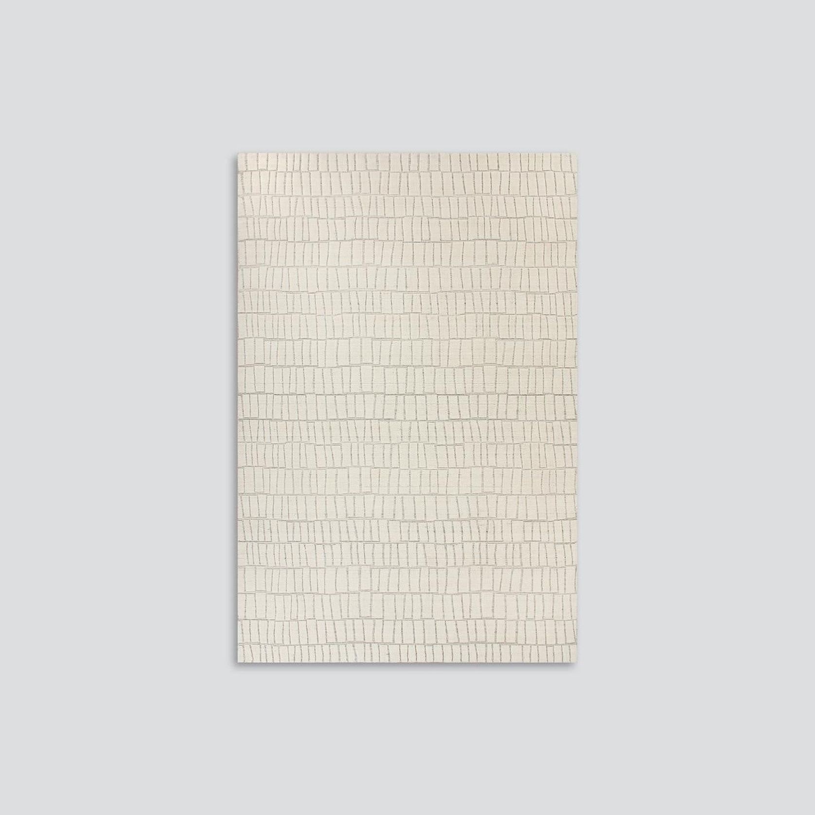 Baya Safi 100% Wool Floor Rug - Ecru gallery detail image