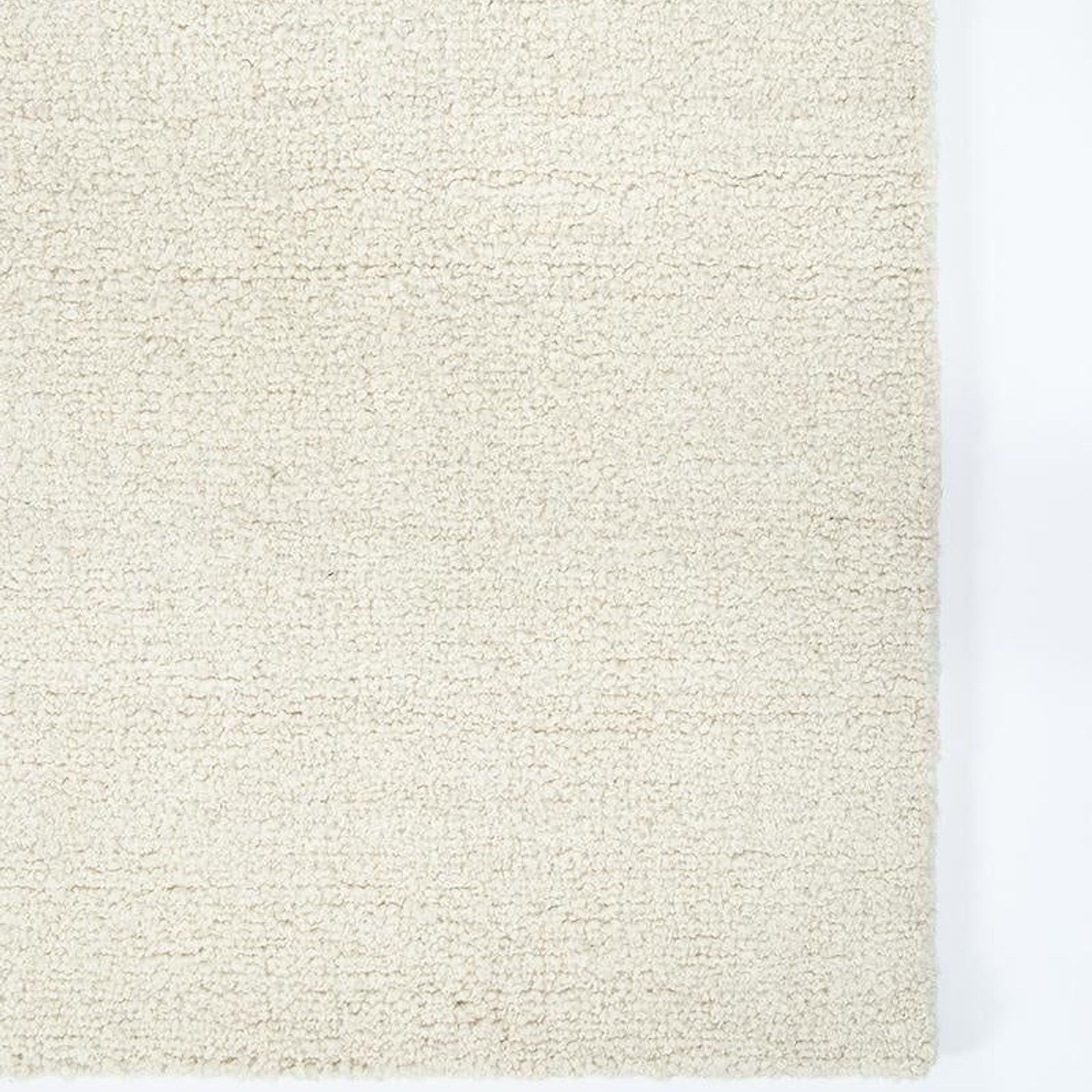 Baya Dorset NZ Wool Floor Rug - Natural White gallery detail image