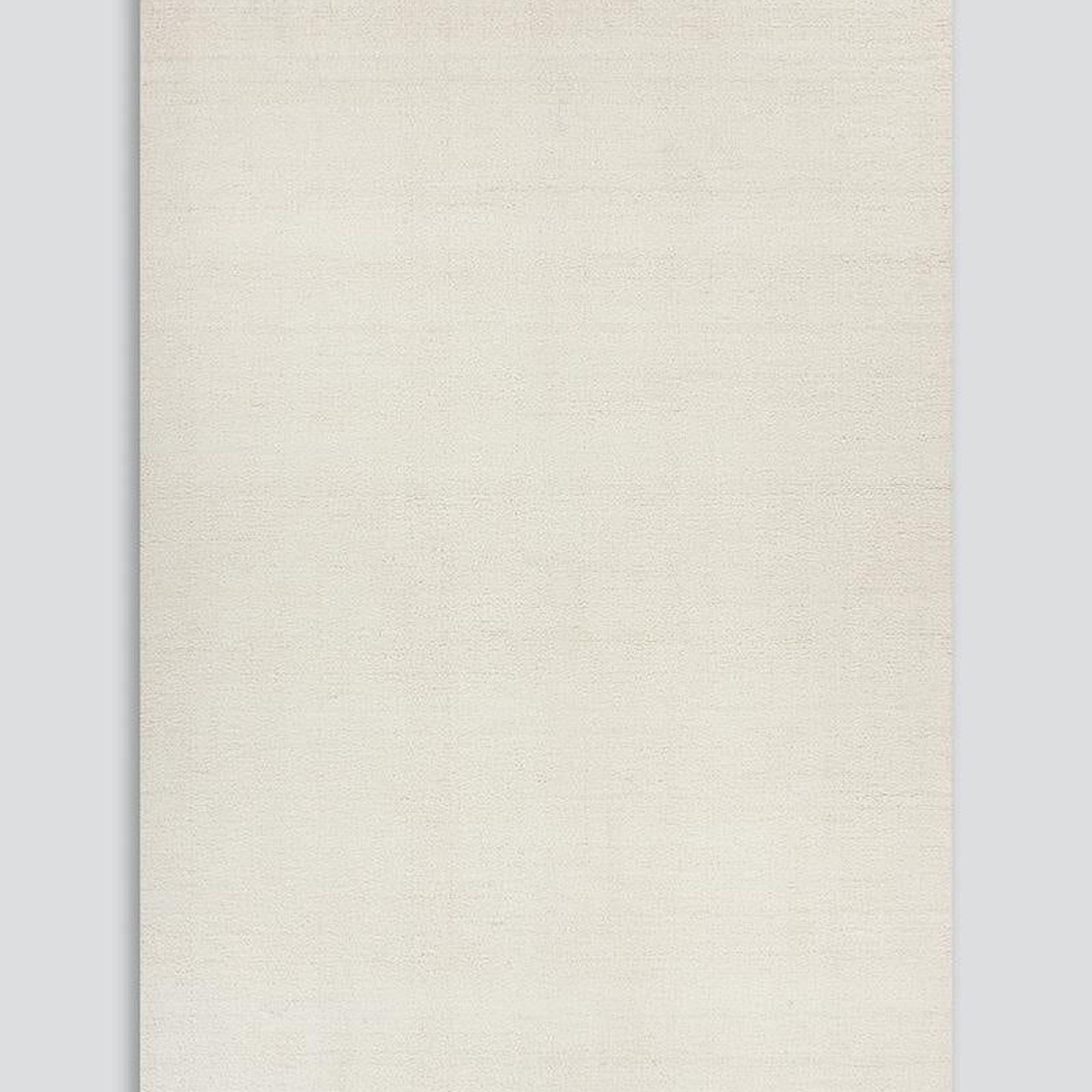 Baya Dorset NZ Wool Floor Rug - Natural White gallery detail image