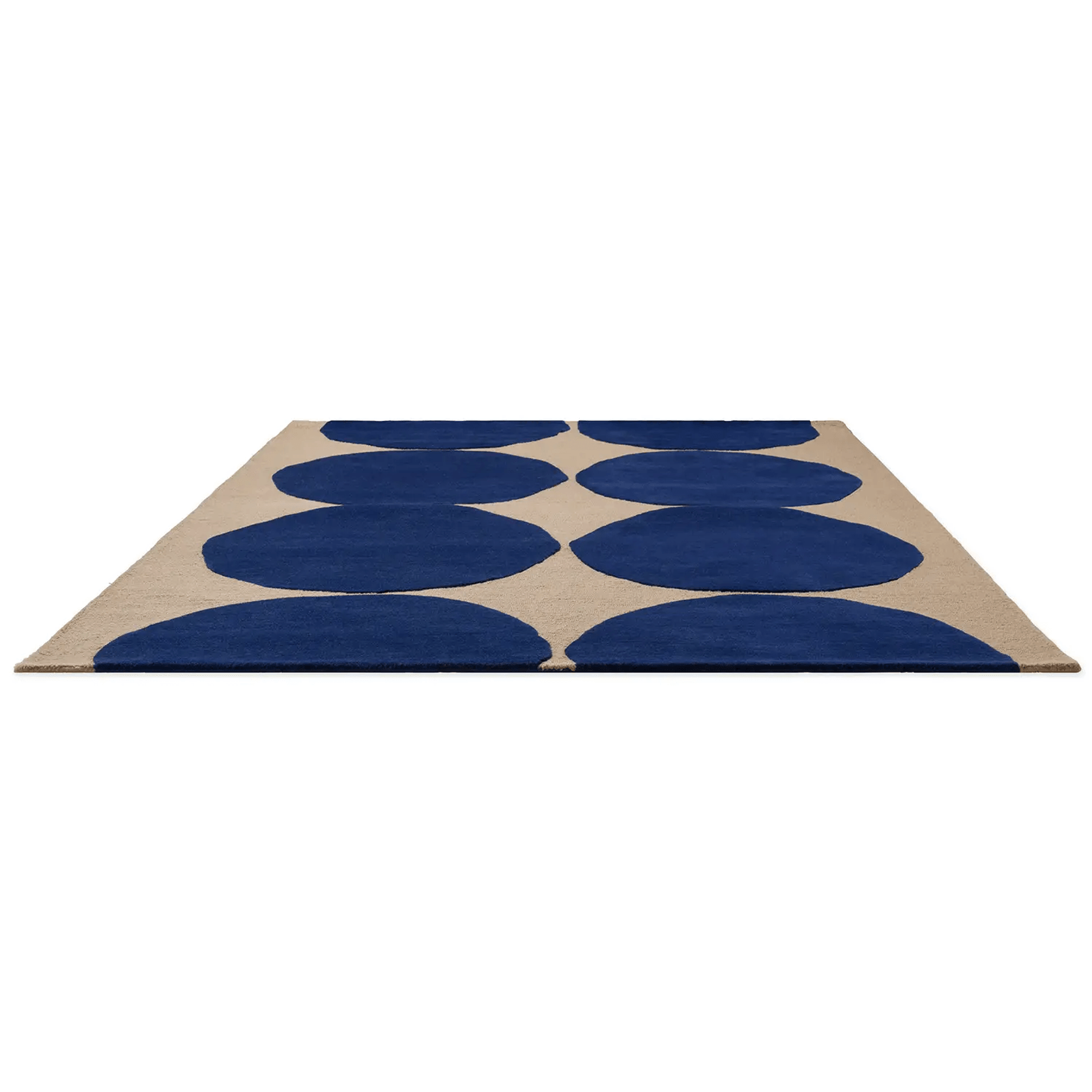 Marimekko Isot Kivet - Blue | 100% Wool Designer Floor Rug gallery detail image