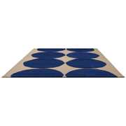 Marimekko Isot Kivet - Blue | 100% Wool Designer Floor Rug gallery detail image