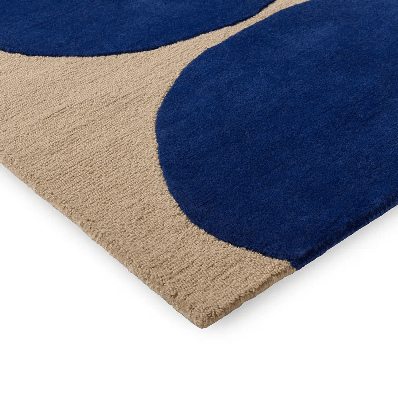 Marimekko Isot Kivet - Blue | 100% Wool Designer Floor Rug gallery detail image