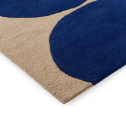Marimekko Isot Kivet - Blue | 100% Wool Designer Floor Rug gallery detail image