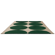 Marimekko Isot Kivet - Green | 100% Wool Designer Floor Rug gallery detail image