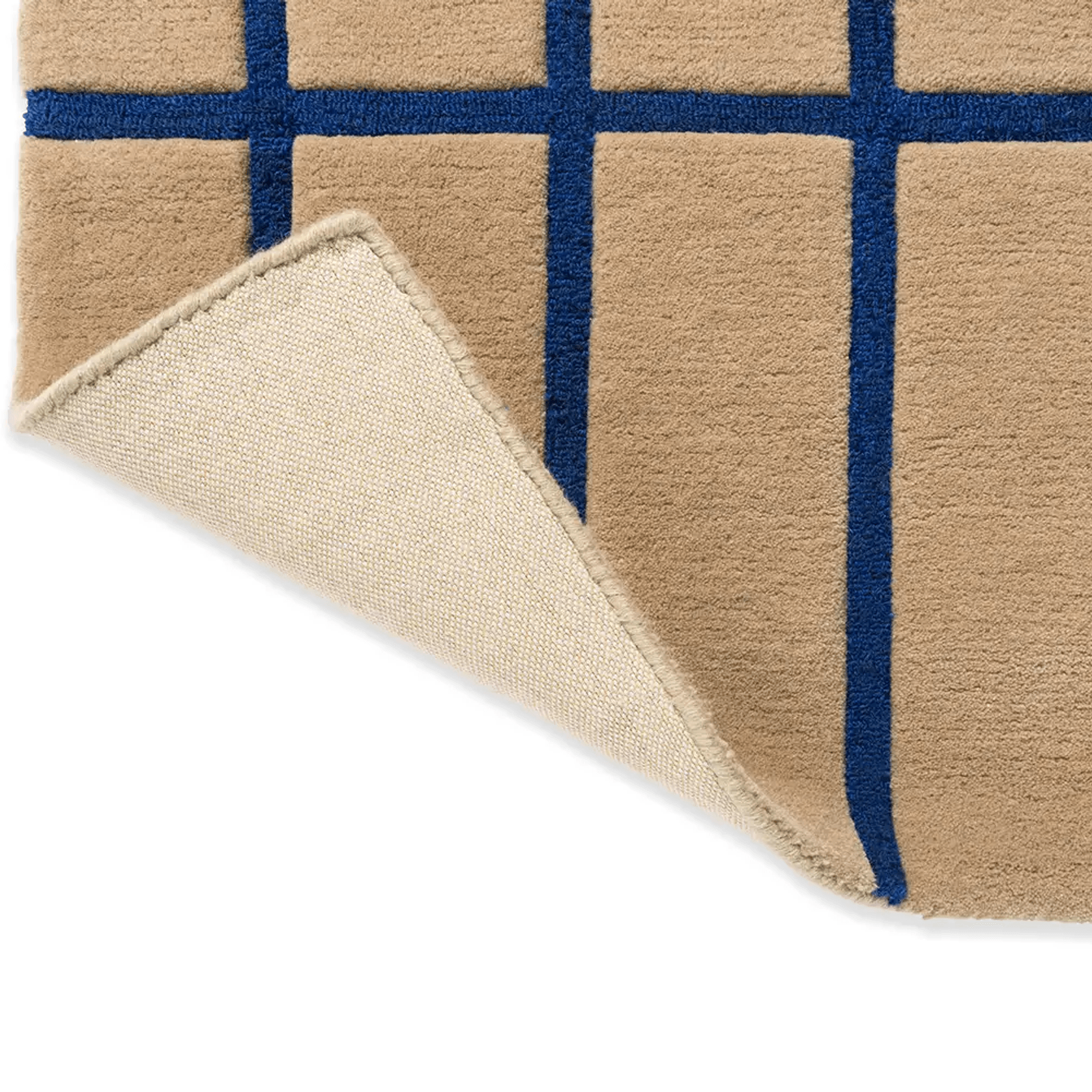 Marimekko Tiiliskivi - Bright Blue | 100% Wool Designer Floor Rug gallery detail image