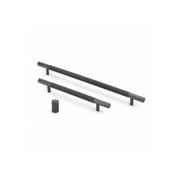 Kitchen Knurled cabinet handles gunmetal grey Bondi gallery detail image