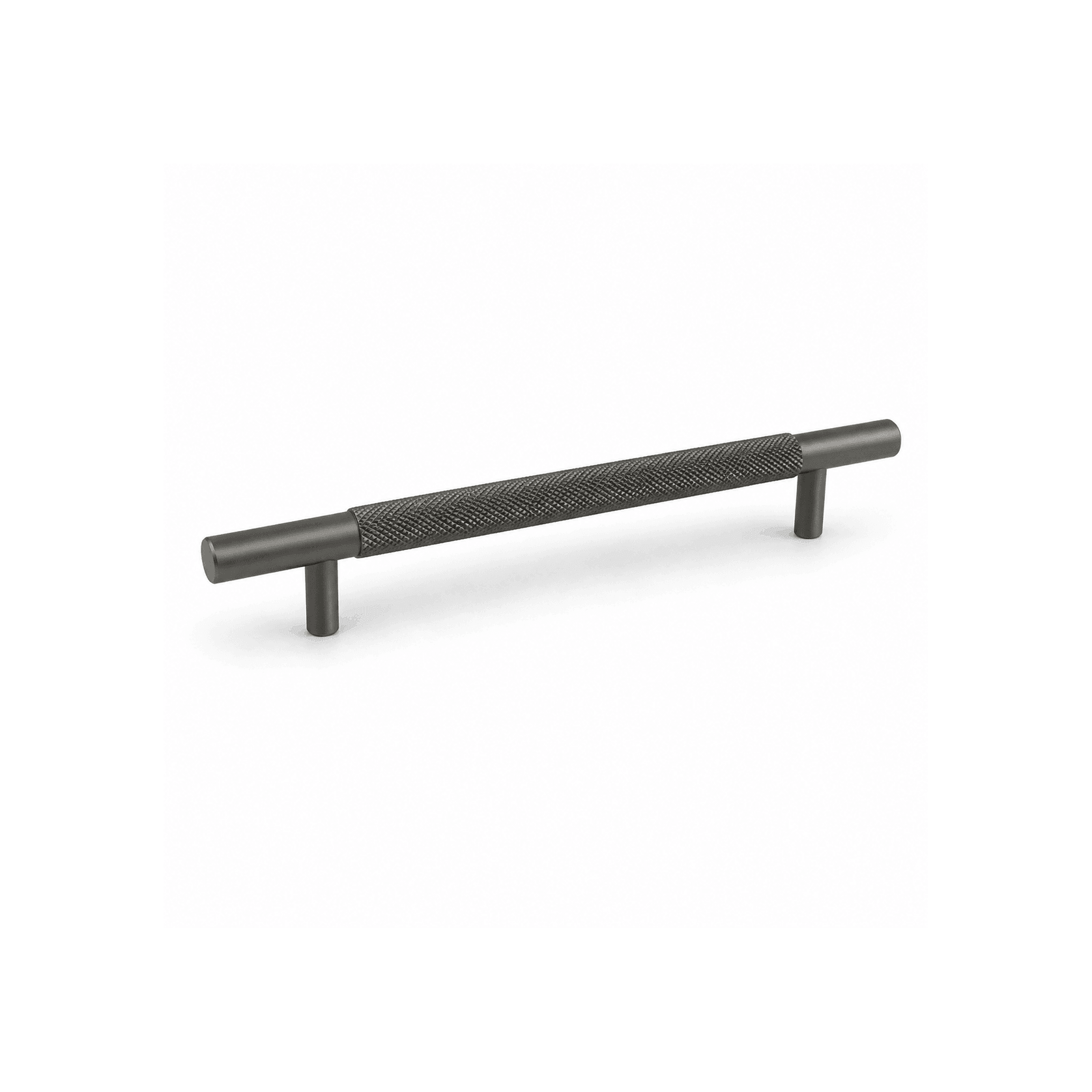 Kitchen Knurled cabinet handles gunmetal grey Bondi gallery detail image