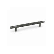 Kitchen Knurled cabinet handles gunmetal grey Bondi gallery detail image