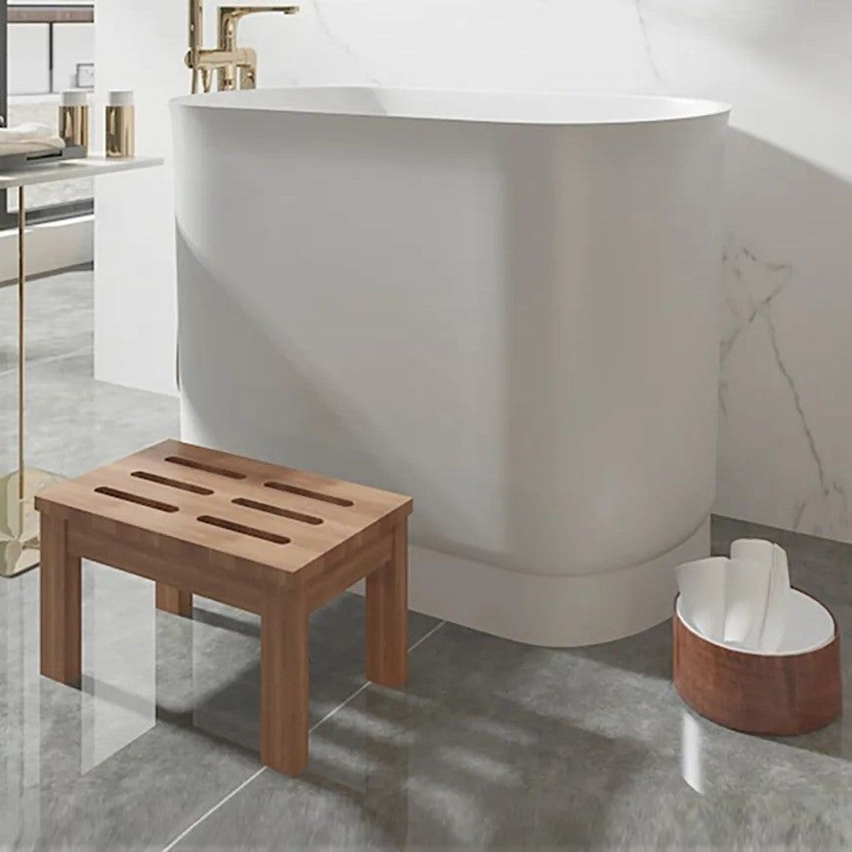 Josei Traditonal Japanese Soak Tub - 1000mm - MGF01 gallery detail image
