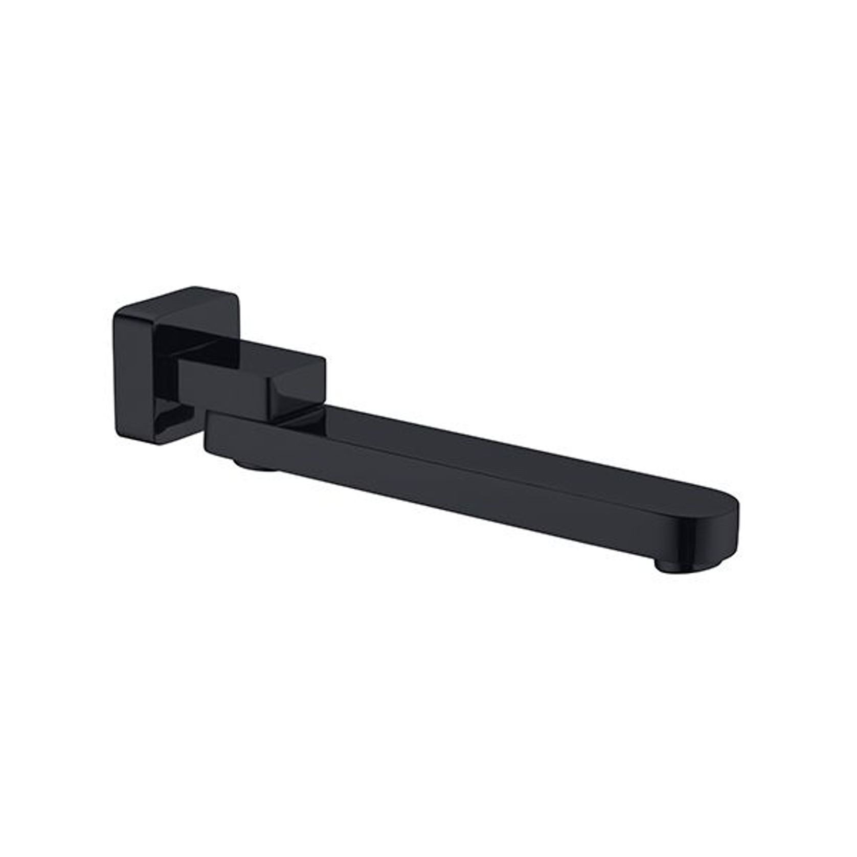 Bianca Swivel Bath Spout | Matte Black gallery detail image