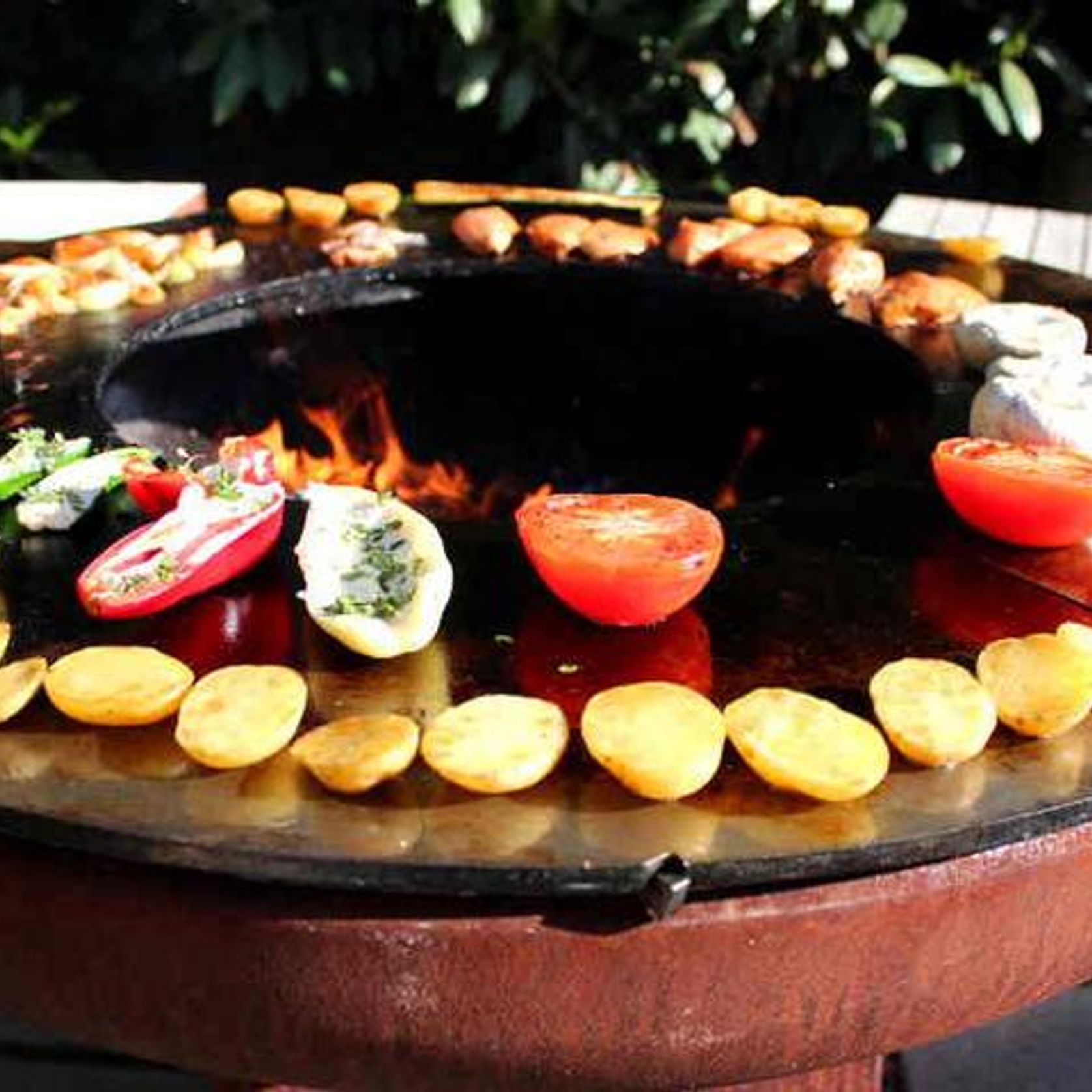 Yagoona Ring Grill BBQ And Goanna Fire Pit 80cm gallery detail image