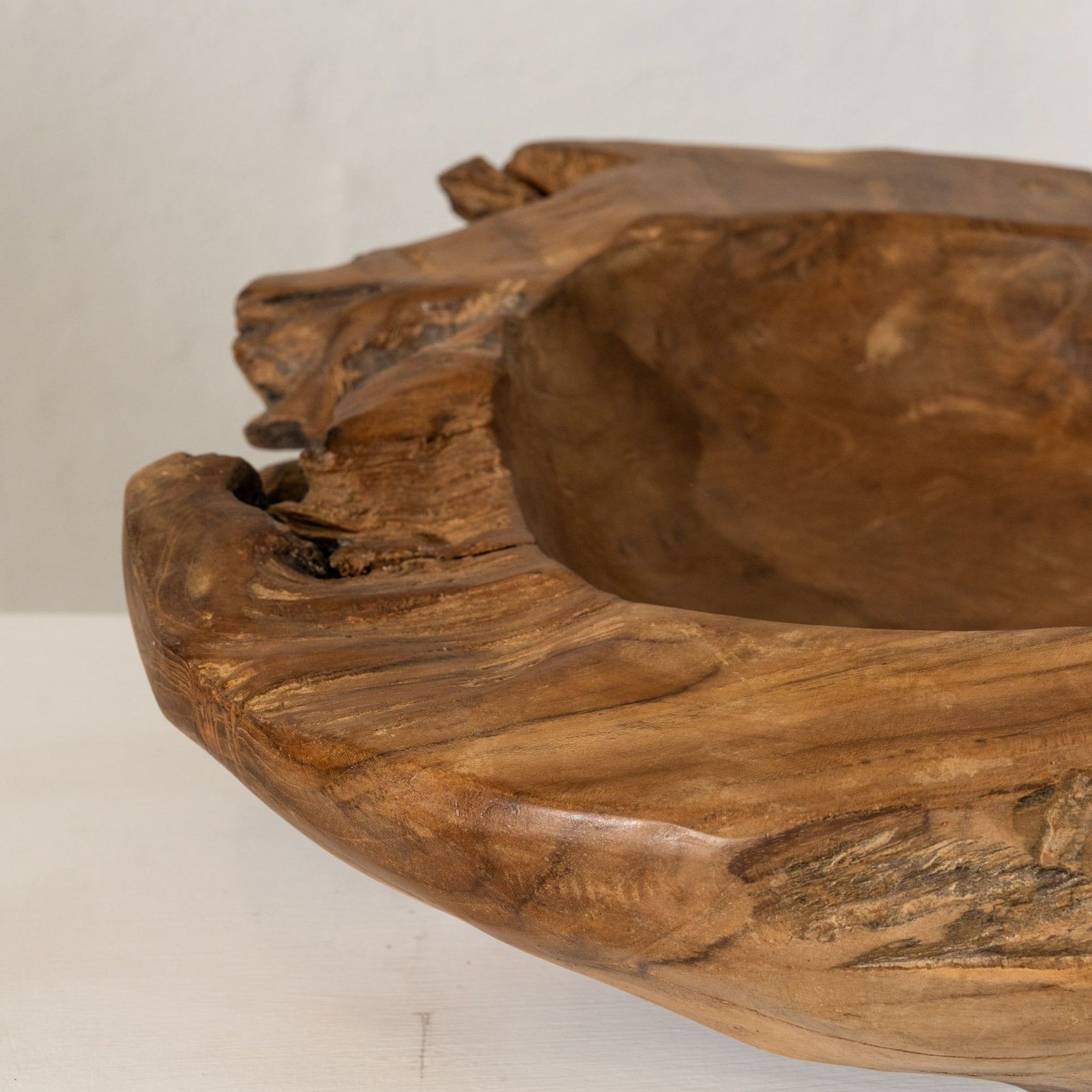 Yeira Large Teak Bowl gallery detail image