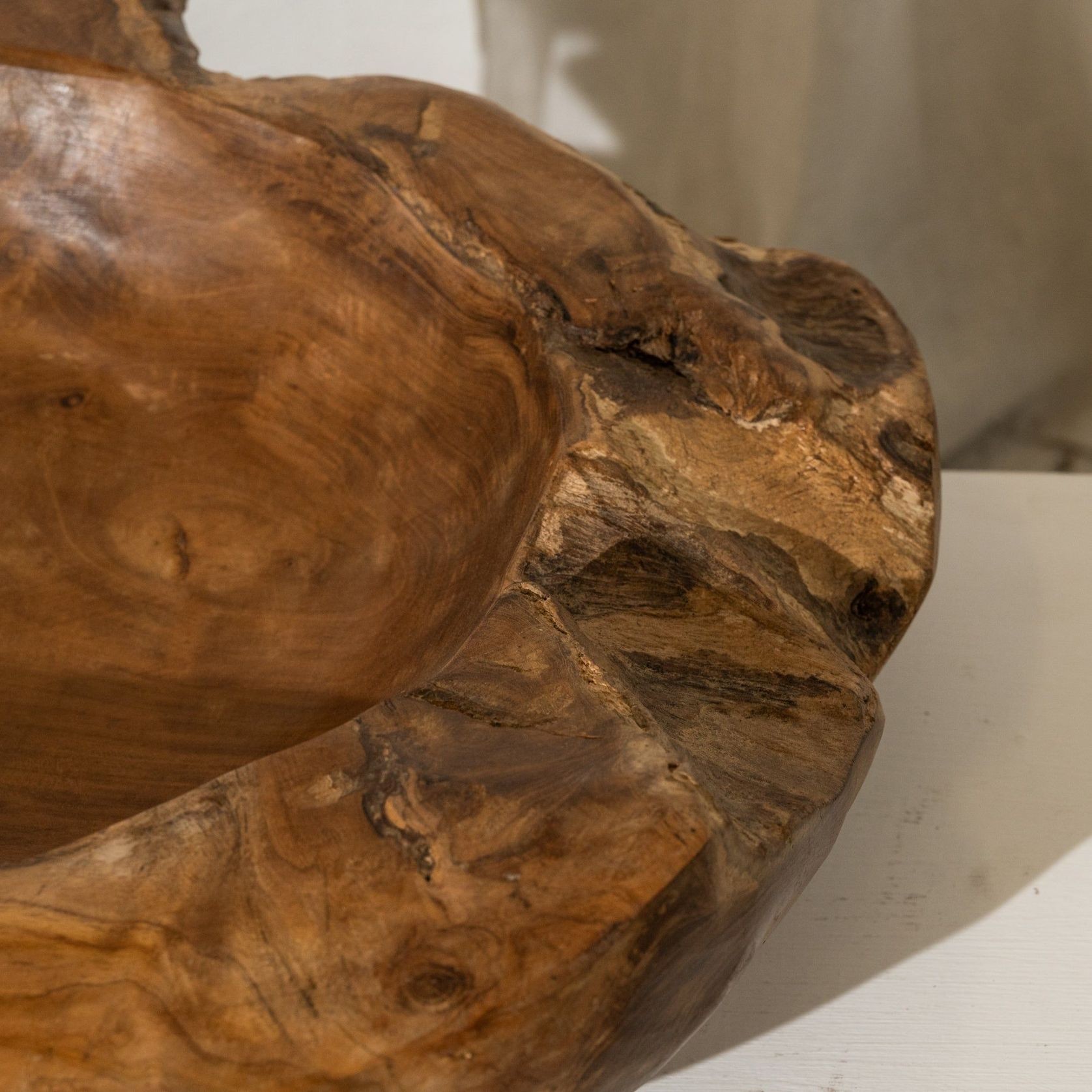 Yeira Large Teak Bowl gallery detail image