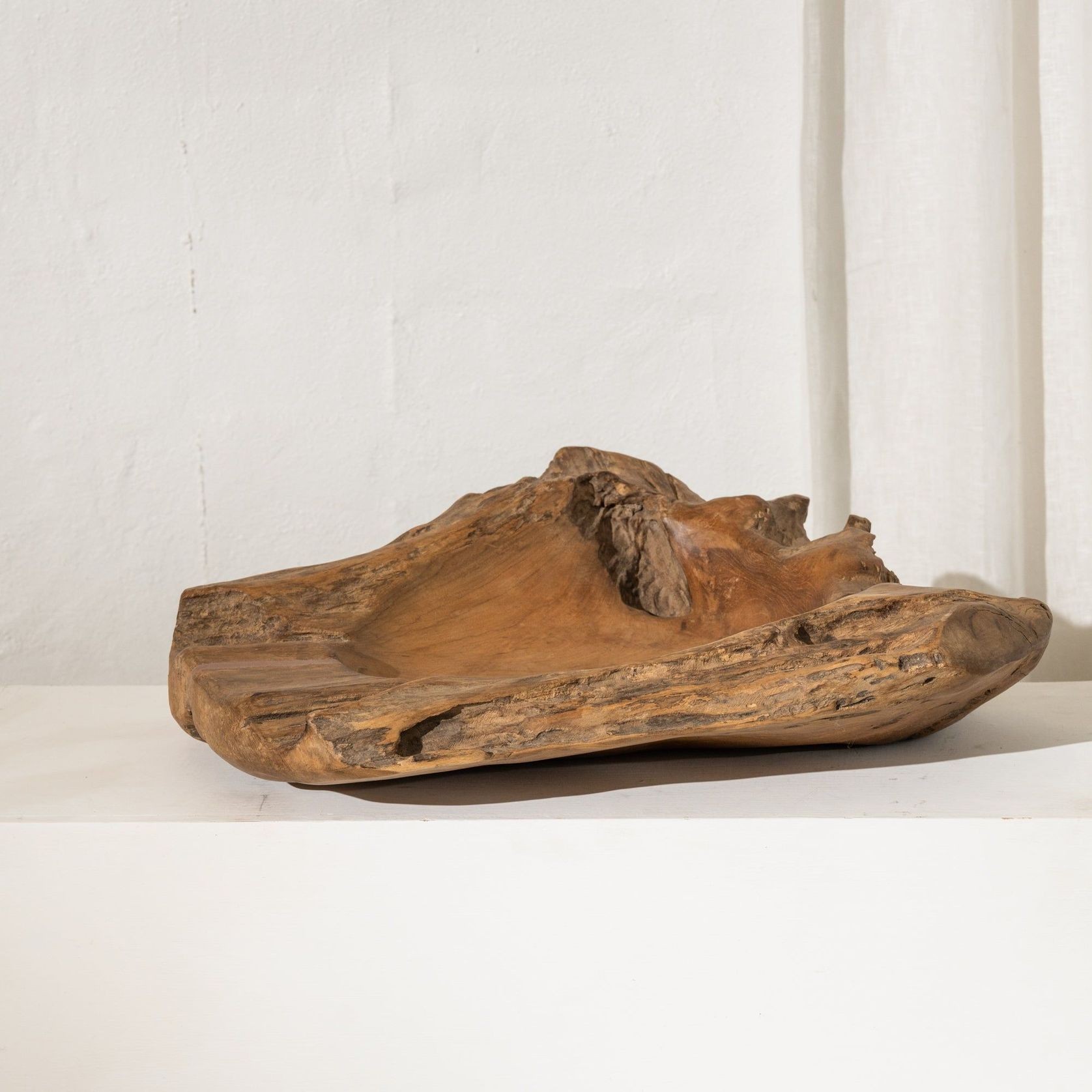 Yeira Large Teak Bowl gallery detail image