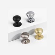 KT&CO Kitchen knobs Devonport Matt black / brushed brass /Brushed nickel /Chrom gallery detail image