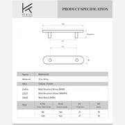 Balmoral Modern Kitchen Cupboard Handles gallery detail image