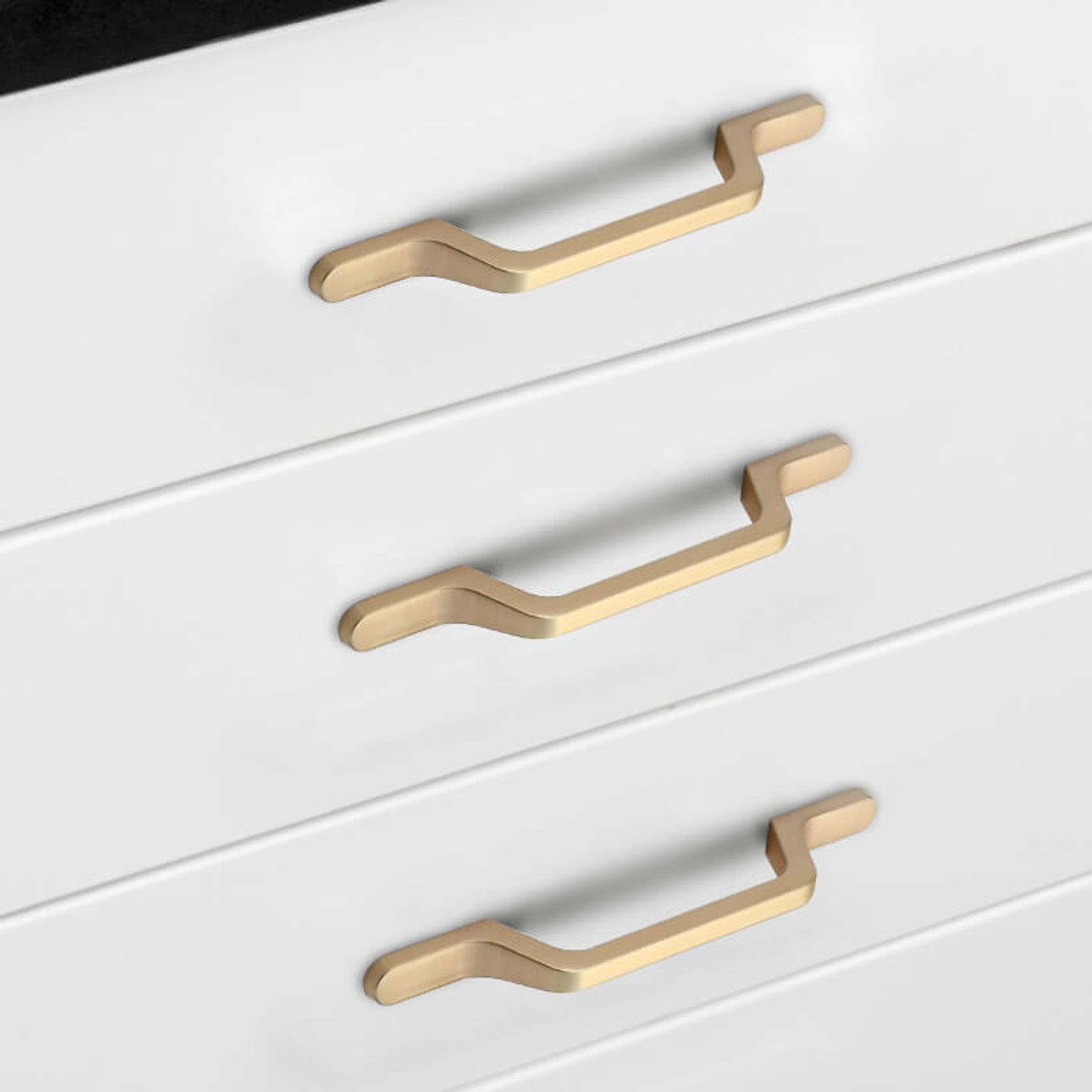 Gold Coast Modern D-Shape Kitchen Handles gallery detail image
