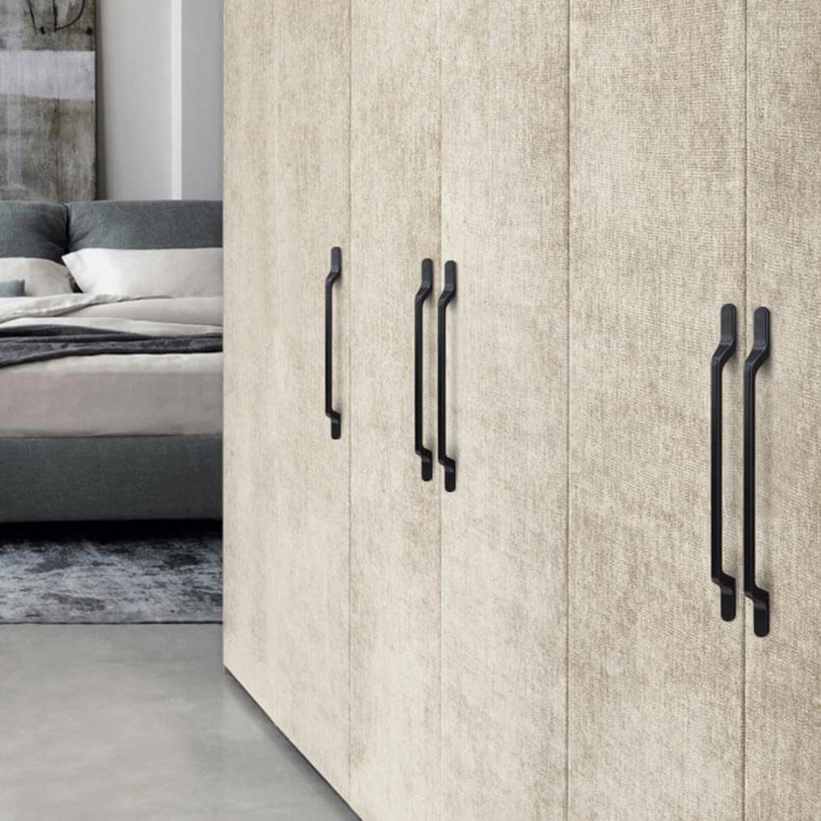 Gold Coast Modern D-Shape Kitchen Handles gallery detail image