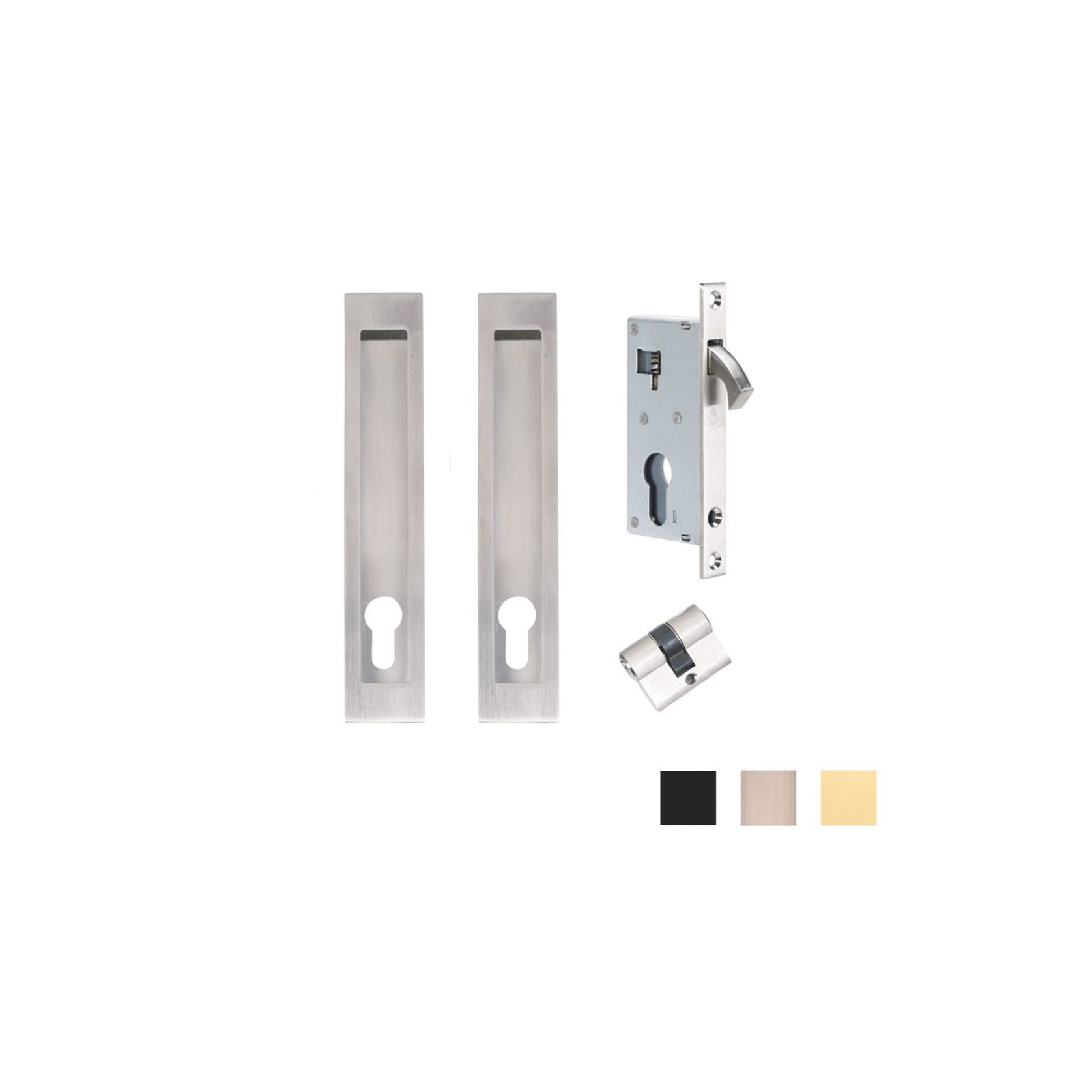 Zanda Verve Narrow Sliding Lock Kit gallery detail image