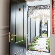 Zanda Zurich Privacy Kit with Latch and Door Handle Lever Satin Brass 9347SB - Customise to your needs gallery detail image