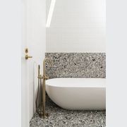 Zanda Zurich Privacy Kit with Latch and Door Handle Lever Satin Brass 9347SB - Customise to your needs gallery detail image