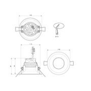 ZELA Deep Fixed Downlight gallery detail image