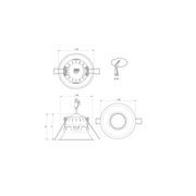 ZELA Deep Tiltz Downlight gallery detail image