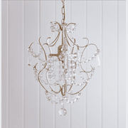 Zara Chandelier - Distressed Cream gallery detail image