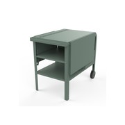 ZiiPa Fredda Deluxe Garden Trolley with Side Tables - Eucalyptus gallery detail image