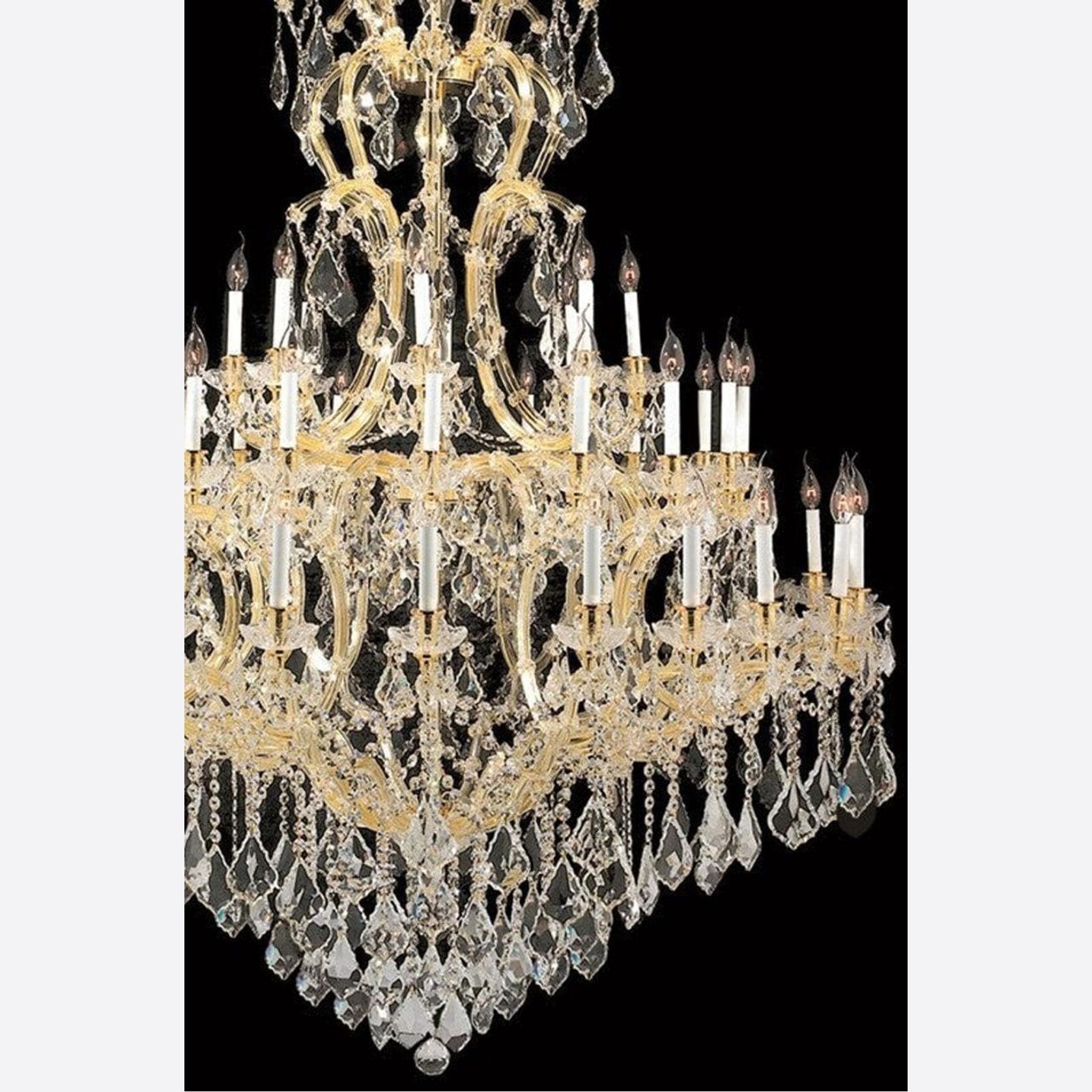 Maria Theresa Crystal Chandelier Royal 48 Light - Gold gallery detail image