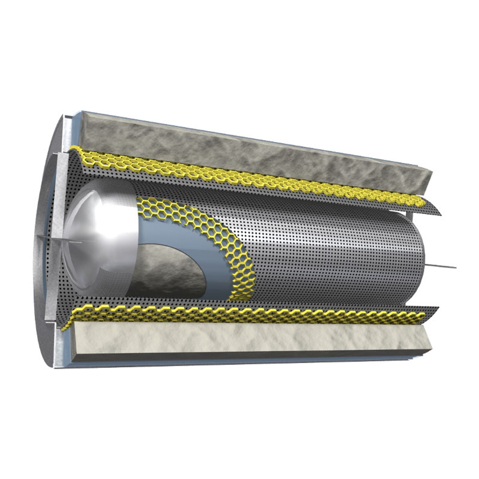 CS Absorptive Circular Silencers gallery detail image