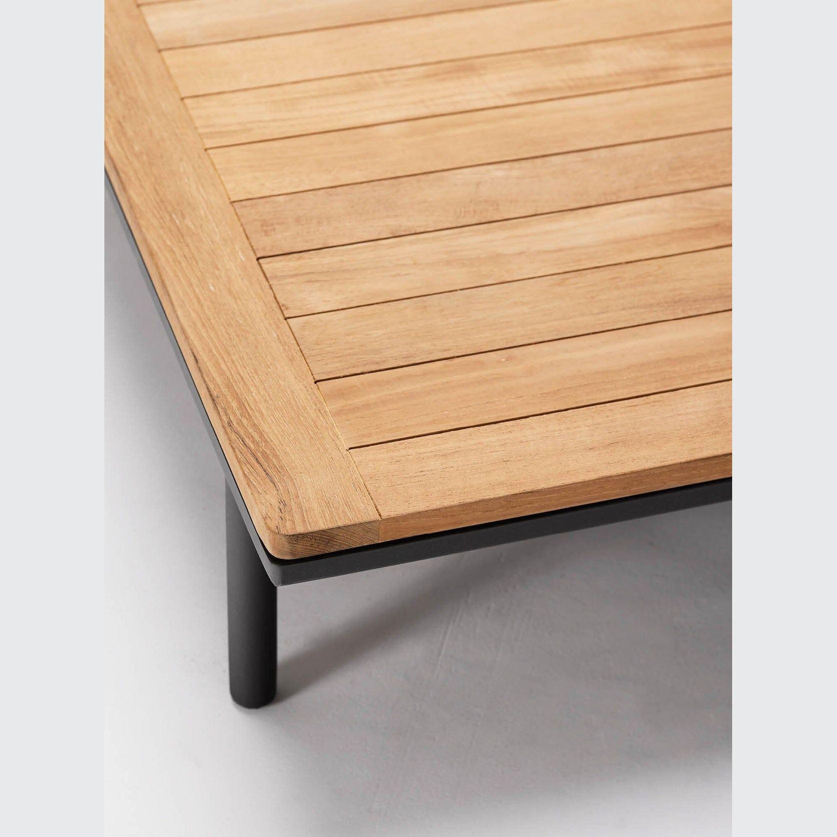 Addis Teak/Alu Coffee Table gallery detail image