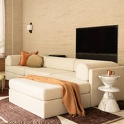 Addy 4 Seater Chaise Sofa gallery detail image