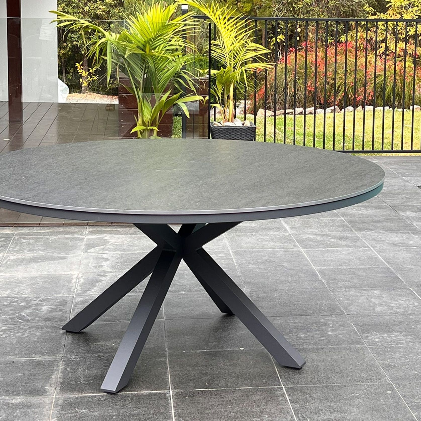 Adele Outdoor Ceramic Table 160cm Round ArchiPro AU