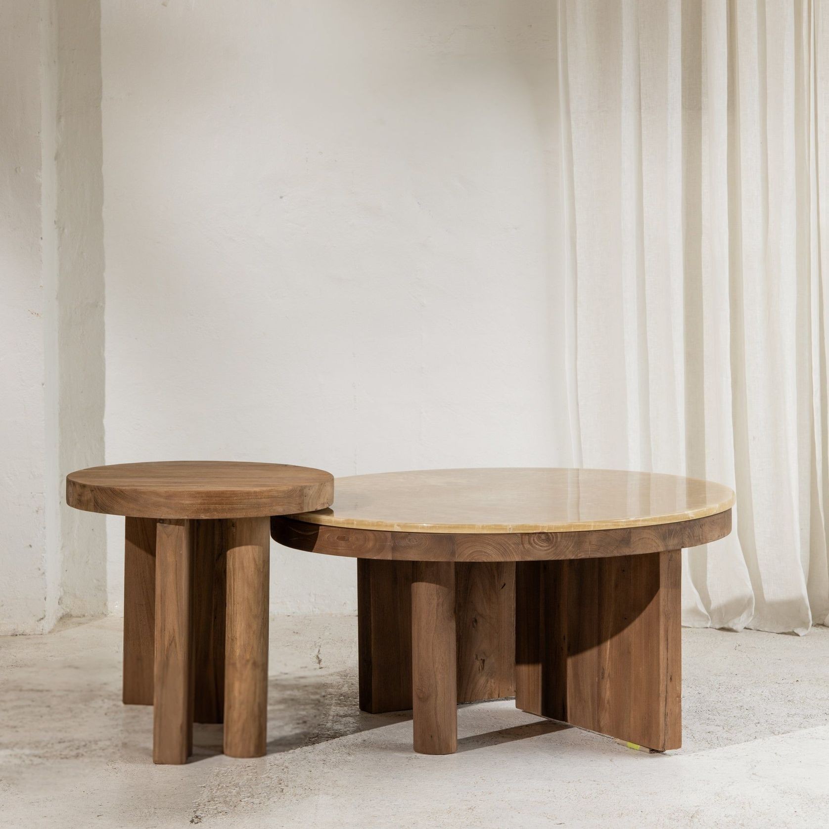 Adelphe Teak Side Table gallery detail image
