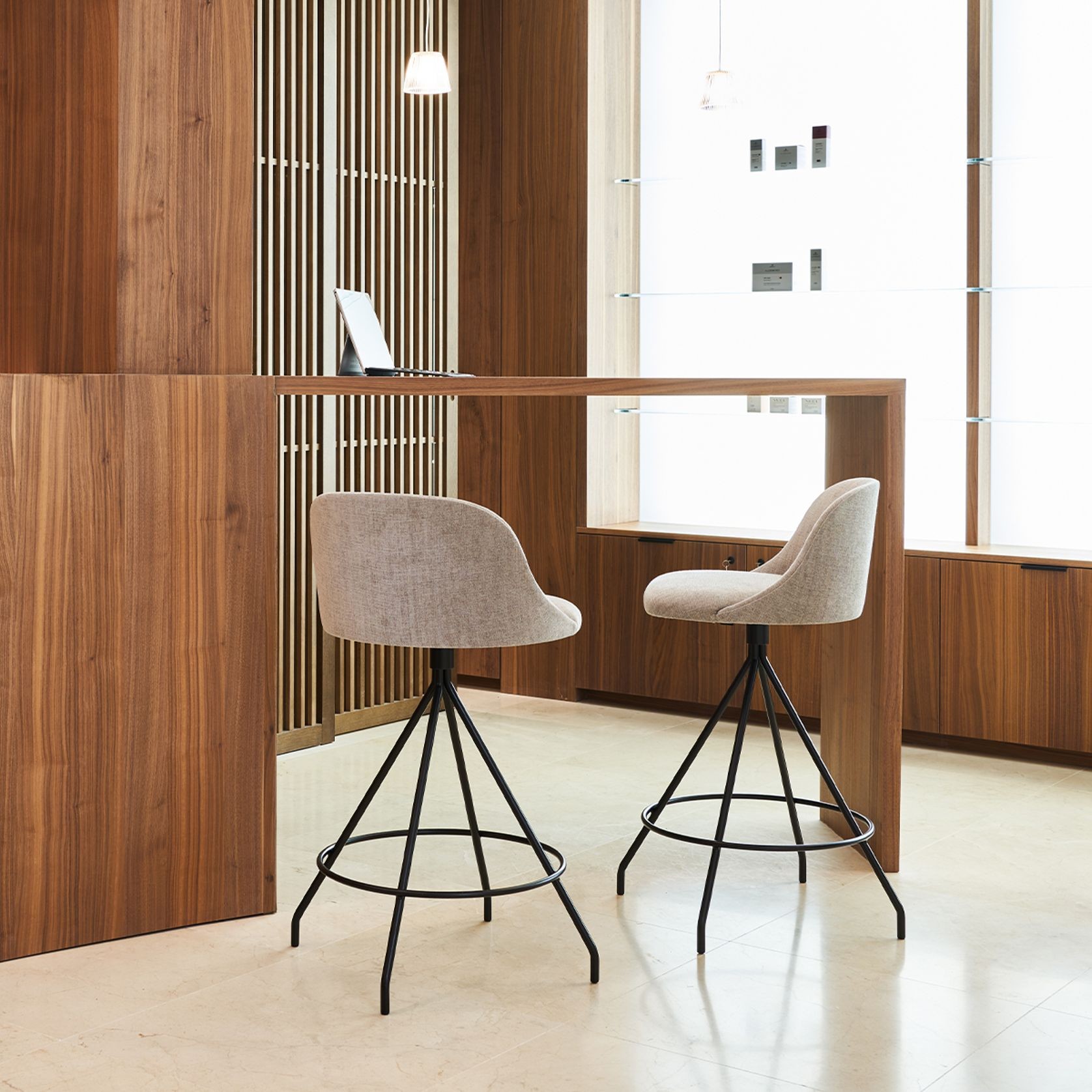 Aleta Bar Stool - Swivel gallery detail image