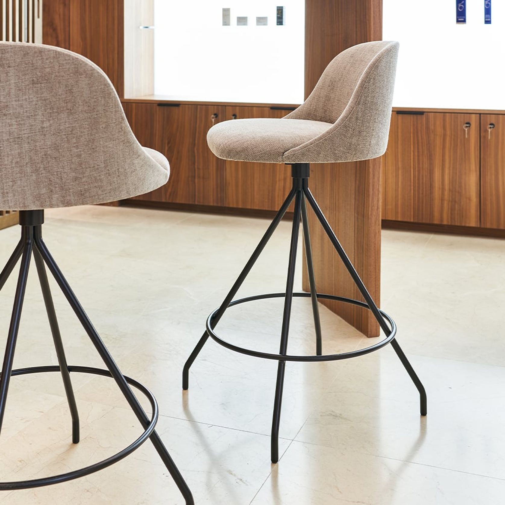 Aleta Counter Stool - Swivel gallery detail image
