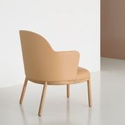 Aleta Lounge Chair - Wooden Base with Arms gallery detail image