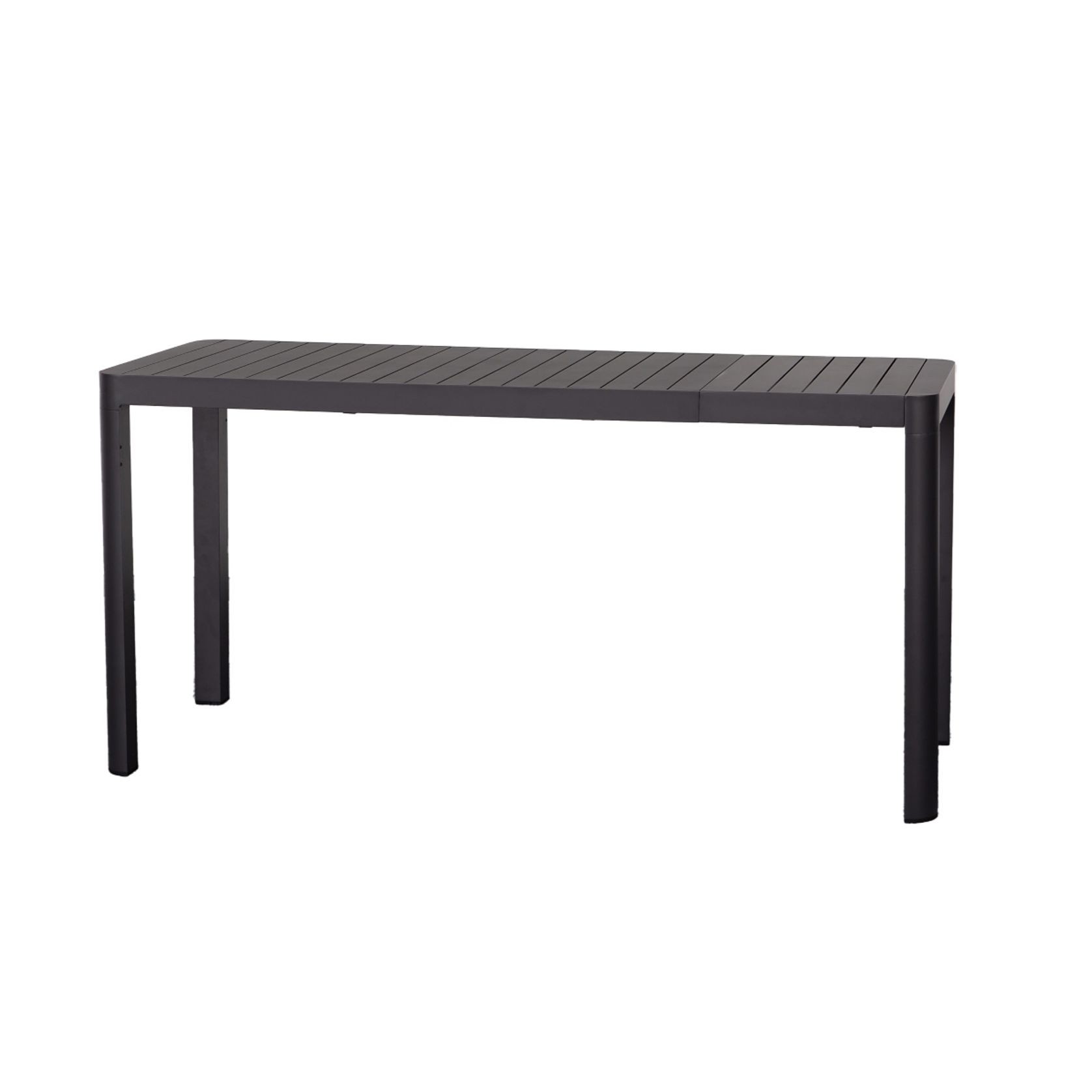 Azura Extension Outdoor Bar Table 150|195cm | Gunmetal gallery detail image