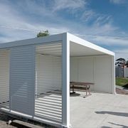 Atlantic & Caribbean Freestanding Pergola Shutter Wall gallery detail image