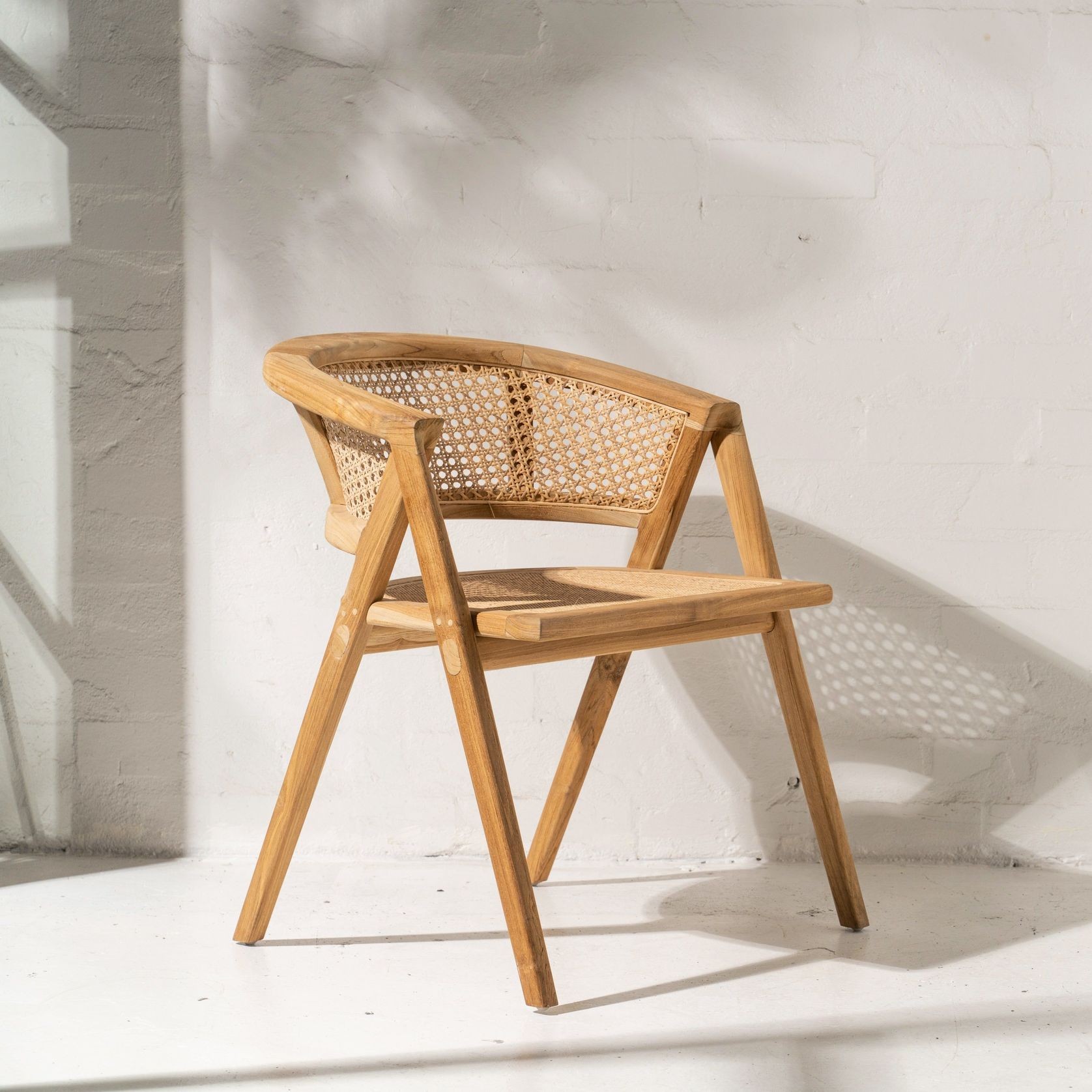 Amalia Rattan Rounded Dining Chair gallery detail image