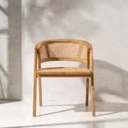 Amalia Rattan Rounded Dining Chair gallery detail image